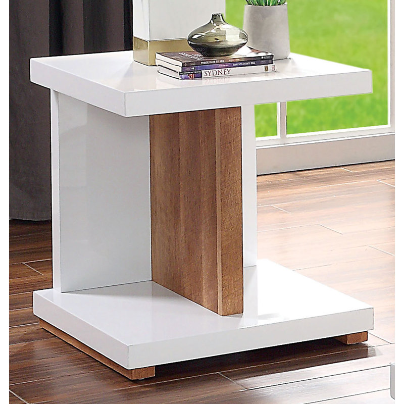 Brayden Studio® Galt Floor Shelf End Table with Storage Wayfair